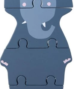 Trixie - Houten Dierenvorm Puzzel - Houten Puzzels - Elephant -