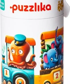 Puzzlika Puzzel - Dieren Trein - 10x 2 Stukjes 9 Puzzlika Puzzel - Dieren Trein - 10x 2 Stukjes -Goedkope puzzels winkel 499x840