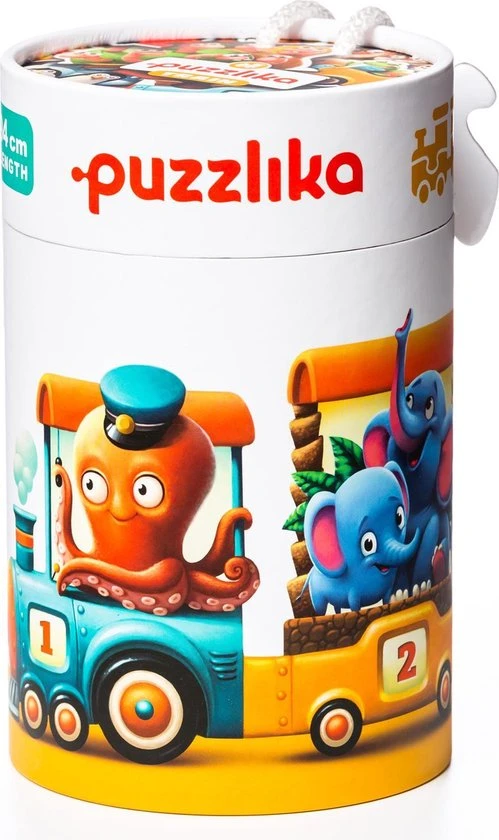 Puzzlika Puzzel - Dieren Trein - 10x 2 Stukjes 5 Puzzlika Puzzel - Dieren Trein - 10x 2 Stukjes - Afbeelding 5