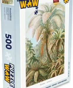 PuzzleWow Puzzel Vintage - Oude Meesters - Varens - Planten - Natuur - Legpuzzel - Puzzel 500 Stukjes - Sinterklaas Cadeautjes - Sinterklaas Voor Grote Kinderen