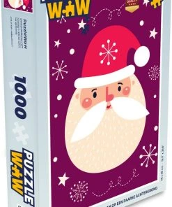 PuzzleWow Puzzel Kerst - Kerstman - Sneeuw - Kerstmis - Legpuzzel - Puzzel 1000 Stukjes Volwassenen - Kerst - Cadeau - Kerstcadeau Voor Mannen, Vrouwen En Kinderen - Sinterklaas Cadeautjes - Sinterklaas Voor Grote Kinderen