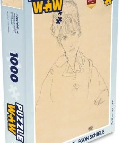 PuzzleWow Puzzel Edith Schiele - Egon Schiele - Legpuzzel - Puzzel 1000 Stukjes Volwassenen - Sinterklaas Cadeautjes - Sinterklaas Voor Grote Kinderen