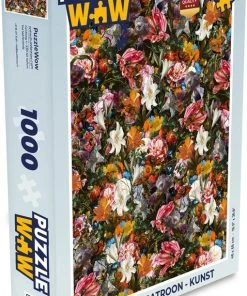 PuzzleWow Puzzel Bloemen - Patroon - Kunst - Legpuzzel - Puzzel 1000 Stukjes Volwassenen - Sinterklaas Cadeautjes - Sinterklaas Voor Grote Kinderen
