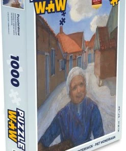PuzzleWow Puzzel Op De Lappenbrink In Winterswijk - Piet Mondriaan - Legpuzzel - Puzzel 1000 Stukjes Volwassenen - Sinterklaas Cadeautjes - Sinterklaas Voor Grote Kinderen