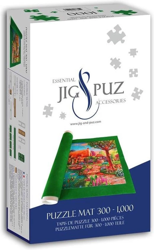 Jig Puz Puzzelopbergsysteem- Oprolbaar - 300 Tot En Met 1000 Stukjes - Jig & Puz 3 Jig Puz Puzzelopbergsysteem- Oprolbaar - 300 Tot En Met 1000 Stukjes - Jig & Puz - Afbeelding 3