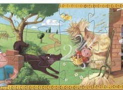 Djeco De Drie Kleine Biggetjes - 24 Stukjes -Goedkope puzzels winkel 550x180