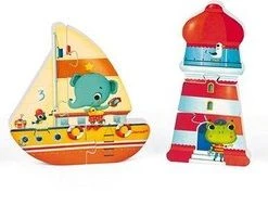 ✅ Janod Verticale Puzzel - Vakantie