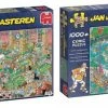 Jan Van Haasteren Puzzelbundel - 2 Stuks - Hockey Kampioenschappen 1000 Stukjes & Krijt Op Tijd! 1500 Stukjes