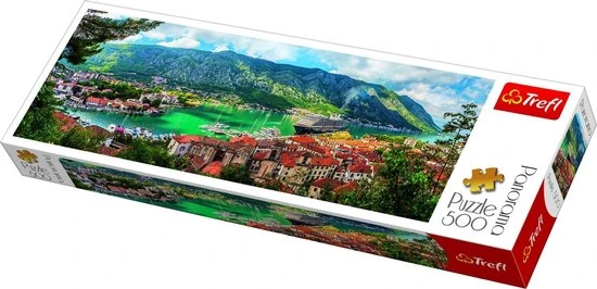 Trefl Puzzel 500 Stuks ''Panorama'' Kotor, Montenegro 1 Trefl Puzzel 500 Stuks ''Panorama'' Kotor, Montenegro