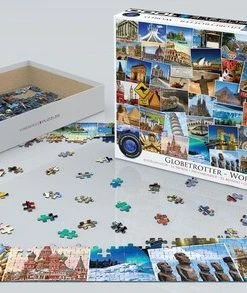 Eurographics Puzzel World - Globetrotter - 1000 Stukjes 8 Eurographics Puzzel World - Globetrotter - 1000 Stukjes -Goedkope puzzels winkel 550x293 1