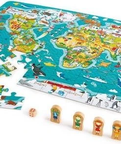 Hape 2-in-1 World Tour Puzzle And Game