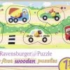 Ravensburger Houten Puzzel Voertuigen - 5 Stukjes