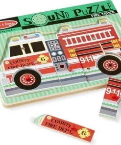 Melissa & Doug - Fire Engine - Legpuzzel Met Geluid -Goedkope puzzels winkel 550x309 11