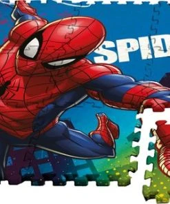 Marvel Vloerpuzzel Spider-man Junior 90 Cm Foam 9-delig