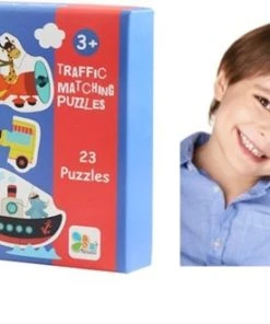 Treehole Verkeerspuzzels - 23 Puzzels Van 2 Stukjes - Vanaf 4 Jaar -Goedkope puzzels winkel 550x329 1