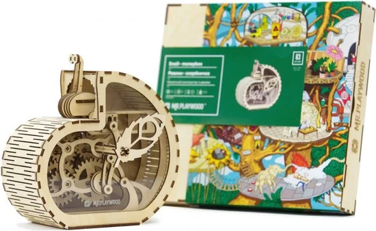 Mr. Playwood Modelbouwpakket Snail Moneybox 18,6 Cm Hout 81-delig 5 Mr. Playwood Modelbouwpakket Snail Moneybox 18,6 Cm Hout 81-delig - Afbeelding 5