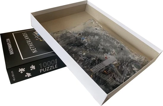 Puzzel Van Nederland | 1000 Stukjes | 68x48 Cm | Familiepuzzel | Jigsaw | Legpuzzel | Maison Maps 3 Puzzel Van Nederland | 1000 Stukjes | 68x48 Cm | Familiepuzzel | Jigsaw | Legpuzzel | Maison Maps - Afbeelding 3