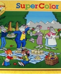 Clementoni Geronimo Stilton Super Color Puzzel - Picknick - 250 Stukjes