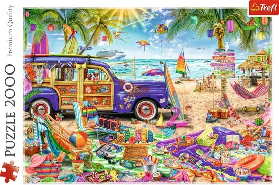 Trefl Puzzel Tropische Vakantie: 2000 Stukjes 2 Trefl Puzzel Tropische Vakantie: 2000 Stukjes - Afbeelding 2