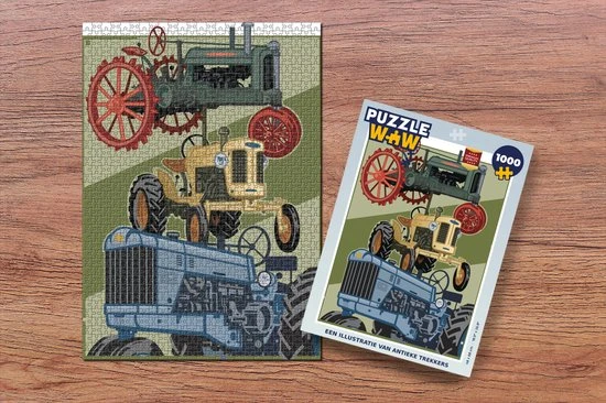 PuzzleWow Puzzel Trekker - Antiek - Rood - Legpuzzel - Puzzel 1000 Stukjes Volwassenen - Sinterklaas Cadeautjes - Sinterklaas Voor Grote Kinderen 2 PuzzleWow Puzzel Trekker - Antiek - Rood - Legpuzzel - Puzzel 1000 Stukjes Volwassenen - Sinterklaas Cadeautjes - Sinterklaas Voor Grote Kinderen - Afbeelding 2