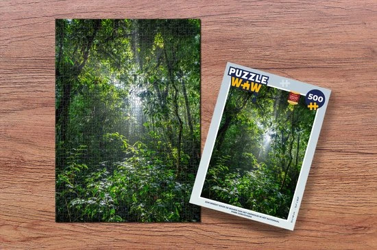 PuzzleWow Puzzel Zon Breekt Door De Bomen Van Het Oerwoud In Het Nationaal Park Corcovado - Legpuzzel - Puzzel 500 Stukjes - Sinterklaas Cadeautjes - Sinterklaas Voor Grote Kinderen 2 PuzzleWow Puzzel Zon Breekt Door De Bomen Van Het Oerwoud In Het Nationaal Park Corcovado - Legpuzzel - Puzzel 500 Stukjes - Sinterklaas Cadeautjes - Sinterklaas Voor Grote Kinderen - Afbeelding 2