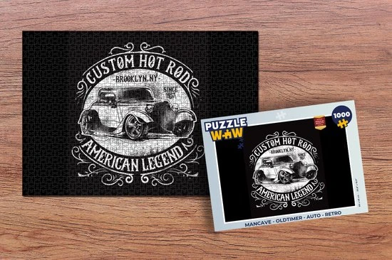 PuzzleWow Puzzel Mancave - Oldtimer - Auto - Retro - Legpuzzel - Puzzel 1000 Stukjes Volwassenen - Sinterklaas Cadeautjes - Sinterklaas Voor Grote Kinderen 2 PuzzleWow Puzzel Mancave - Oldtimer - Auto - Retro - Legpuzzel - Puzzel 1000 Stukjes Volwassenen - Sinterklaas Cadeautjes - Sinterklaas Voor Grote Kinderen - Afbeelding 2