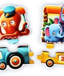 Puzzlika Puzzel - Dieren Trein - 10x 2 Stukjes 8 Puzzlika Puzzel - Dieren Trein - 10x 2 Stukjes -Goedkope puzzels winkel 550x367 1