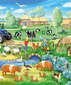 Schmidt Puzzel Boerderij, 3 X 48 Stukjes - Puzzel -Goedkope puzzels winkel 550x372 13