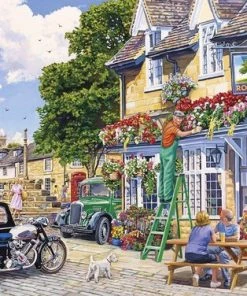 Gibsons The Gardener's Round Puzzel (4 X 500 Stukjes)