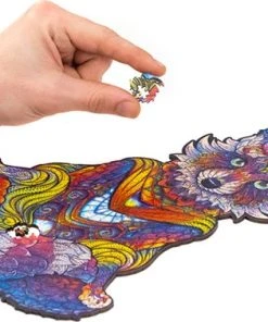 UNIDRAGON Houten Puzzel Dier - Uitstralende Wasbeer - 196 Stukjes - Medium 24x32 Cm 22 UNIDRAGON Houten Puzzel Dier - Uitstralende Wasbeer - 196 Stukjes - Medium 24x32 Cm -Goedkope puzzels winkel 550x378 3