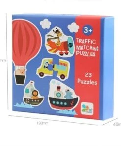 Treehole Verkeerspuzzels - 23 Puzzels Van 2 Stukjes - Vanaf 4 Jaar -Goedkope puzzels winkel 550x378 6