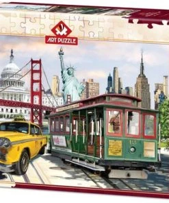 Art Puzzle Collage America