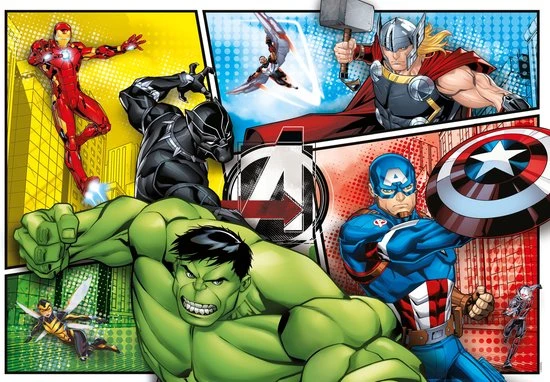 Clementoni Legpuzzel - Supercolor Puzzel Collectie - Avengers - 104 Stukjes, Puzzels Kinderen 2 Clementoni Legpuzzel - Supercolor Puzzel Collectie - Avengers - 104 Stukjes, Puzzels Kinderen - Afbeelding 2