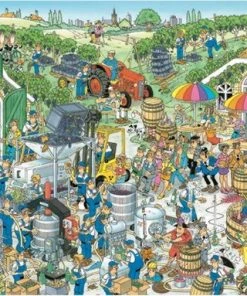 Jan Van Haasteren - Puzzelset - De Wijnmakerij 3000 Stukjes & Speelgoedwinkel 1000 Stukjes -Goedkope puzzels winkel 550x383 5