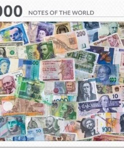 Rebo Legpuzzel - 1000 St - Notes Of The World - Premium Quality -Goedkope puzzels winkel 550x385 3