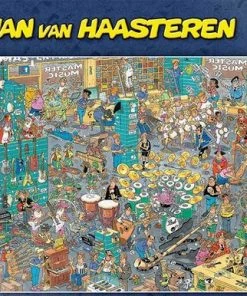 Jan Van Haasteren De Muziekwinkel Puzzel - 5000 Stukjes -Goedkope puzzels winkel 550x386 21