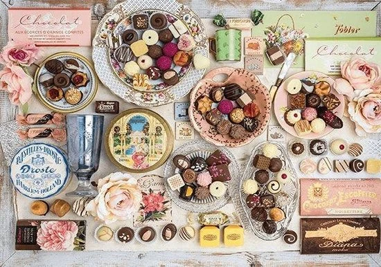 Schmidt Puzzel Nostalgische Chocolade, 1500 Stukjes - Puzzel 2 Schmidt Puzzel Nostalgische Chocolade, 1500 Stukjes - Puzzel - Afbeelding 2