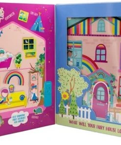 Floss & Rock Magnetisch Speelhuis, Regenboog Fee - 28,5 X 23 X 6 Cm