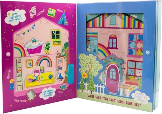 Floss & Rock Magnetisch Speelhuis, Regenboog Fee - 28,5 X 23 X 6 Cm 1 Floss & Rock Magnetisch Speelhuis, Regenboog Fee - 28,5 X 23 X 6 Cm