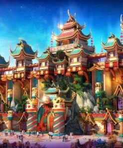 Legpuzzel - 2000 Stukjes - Fairyland China - Grafika Puzzel