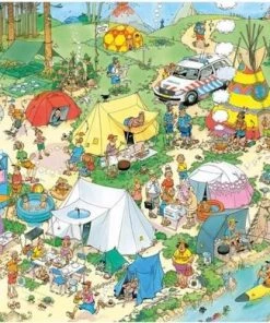 Jumbo Jan Van Haasteren - 3 Stuks - Darts 1000 Stukjes & Kamperen In Het Bos 1000 Stukjes & De Bloemencorso 1000 Stukjes -Goedkope puzzels winkel 550x389 17