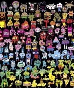 Heye Doodle Rainbow Legpuzzel 1000 Stuk(s) Kunst