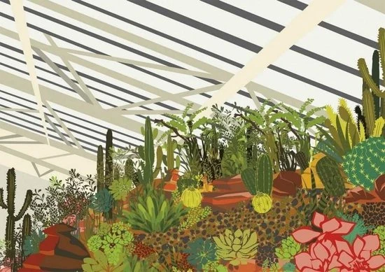 Gibsons Brutalist Conservatory Puzzel (500 Stukjes) 2 Gibsons Brutalist Conservatory Puzzel (500 Stukjes) - Afbeelding 2