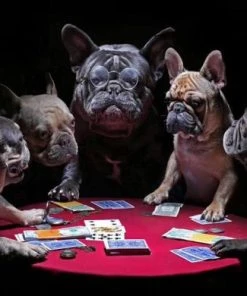 Fat Joe Puzzel 1000 Stukjes Poker Dogs - Puzzle 1000 Pieces