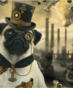 Schmidt Puzzel Steampunk Hond - 1000 Stukjes - 12+