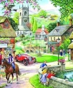 House Of Puzzles House Of Puzzels Feeding The Ducks -Goedkope puzzels winkel 550x392 16