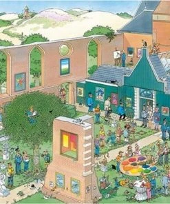 Merkloos Jan Van Haasteren - Veldrijden & Nijntje & Kunstmarkt - Alle 1000 Stukjes 13 Merkloos Jan Van Haasteren - Veldrijden & Nijntje & Kunstmarkt - Alle 1000 Stukjes -Goedkope puzzels winkel 550x392 2