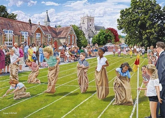 Falcon Puzzel Sports Day - Legpuzzel - 1000 Stukjes 2 Falcon Puzzel Sports Day - Legpuzzel - 1000 Stukjes - Afbeelding 2