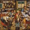 D-Toys Pieter Breughel - Betaling Van De Tienden (1000 Stukjes, Kunst Puzzel )