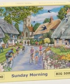 House Of Puzzles Legpuzzel - XL 500 Grote Stukken - Sunday Morning - House Of Puzzels